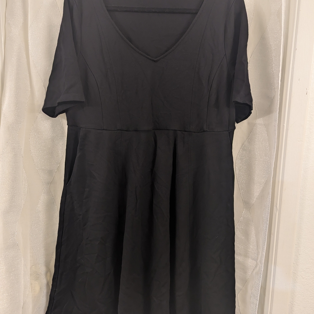 Torrid Black Dress with V-Neck